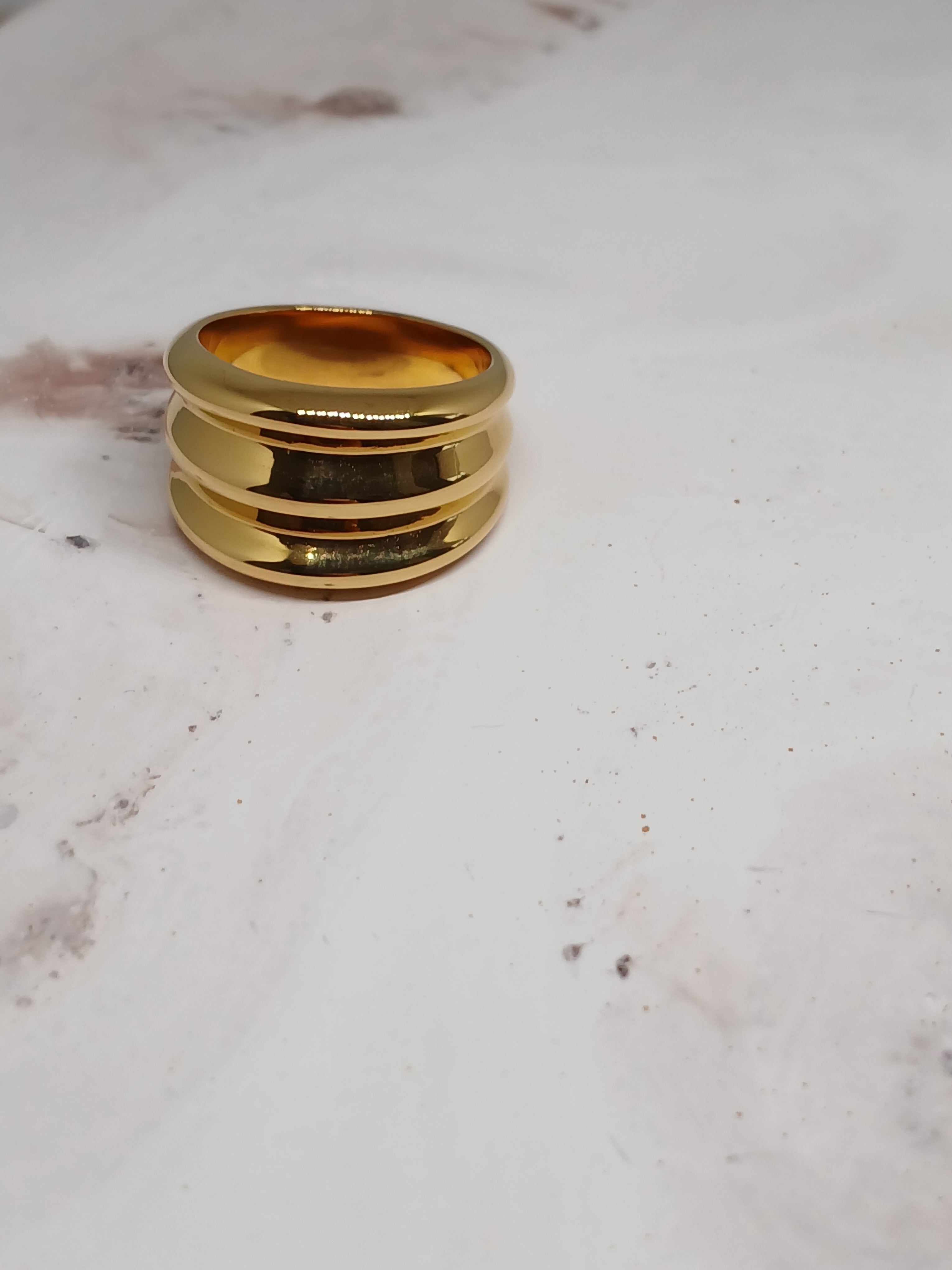 Sculpted Stack Ring