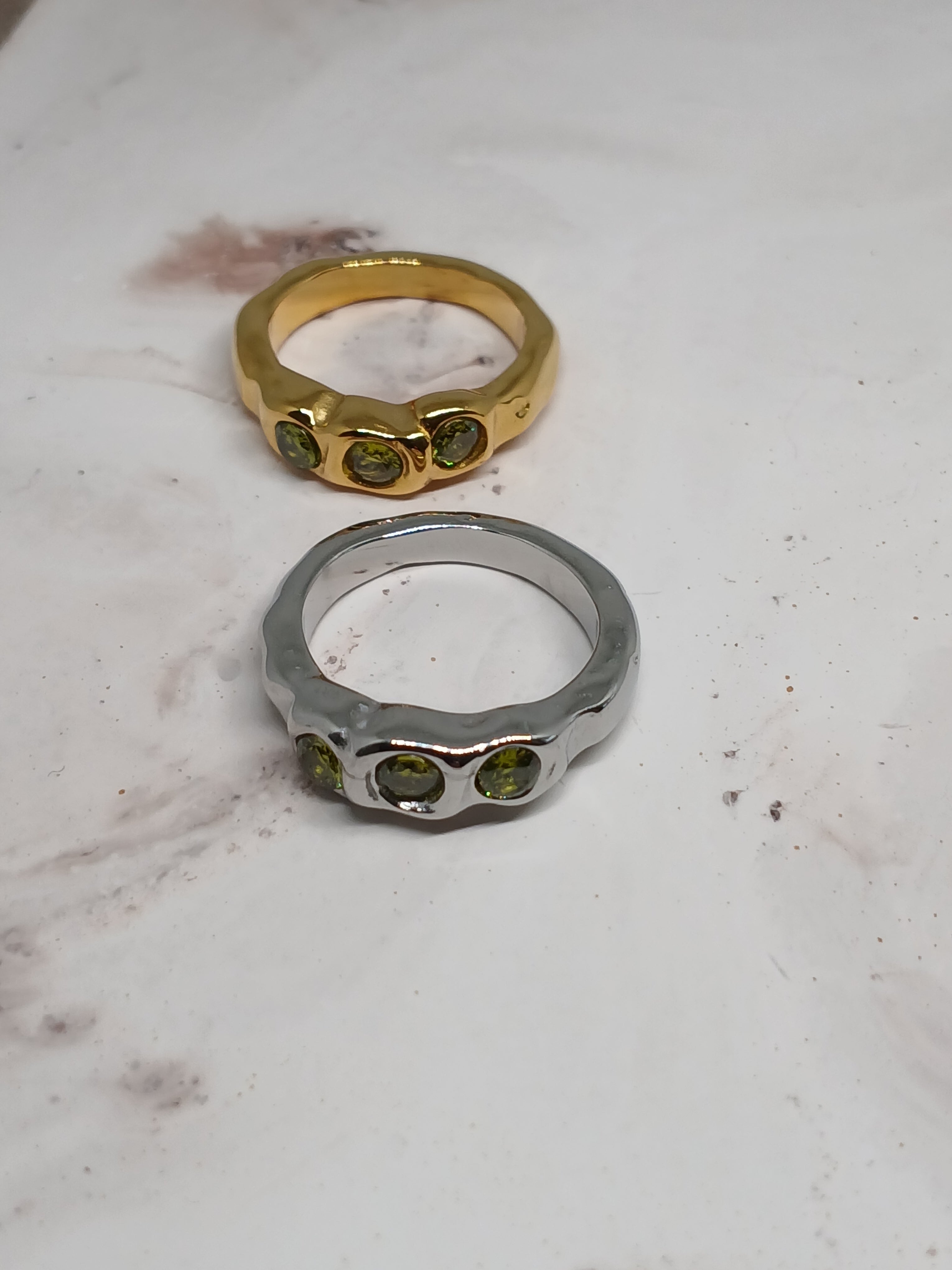 Multi Stone Band Ring