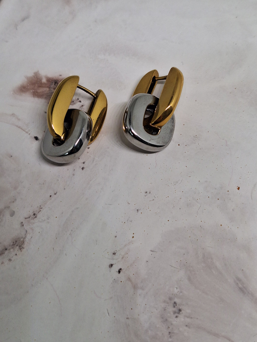 Interlock Hoop Earrings