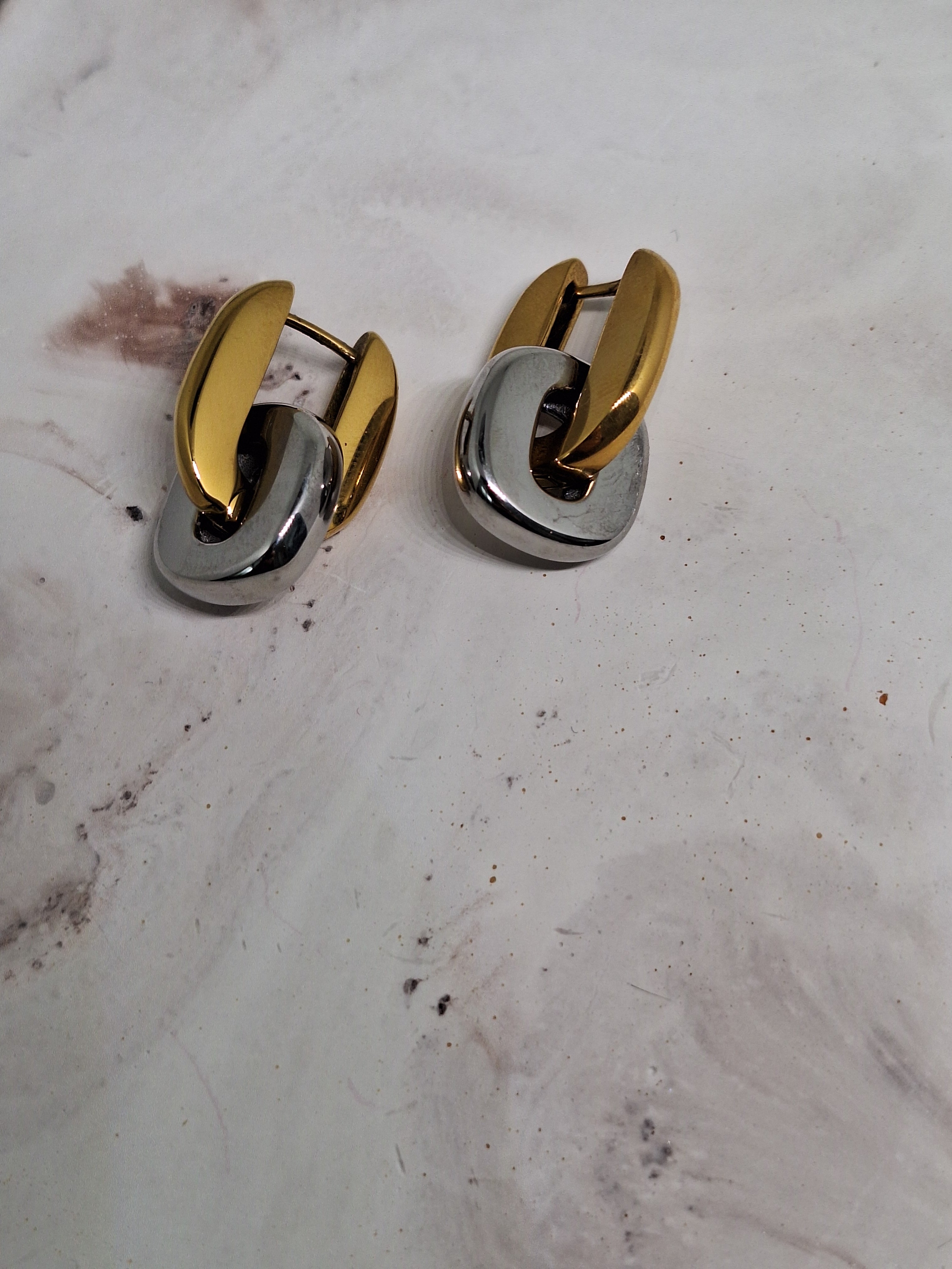 Interlock Hoop Earrings