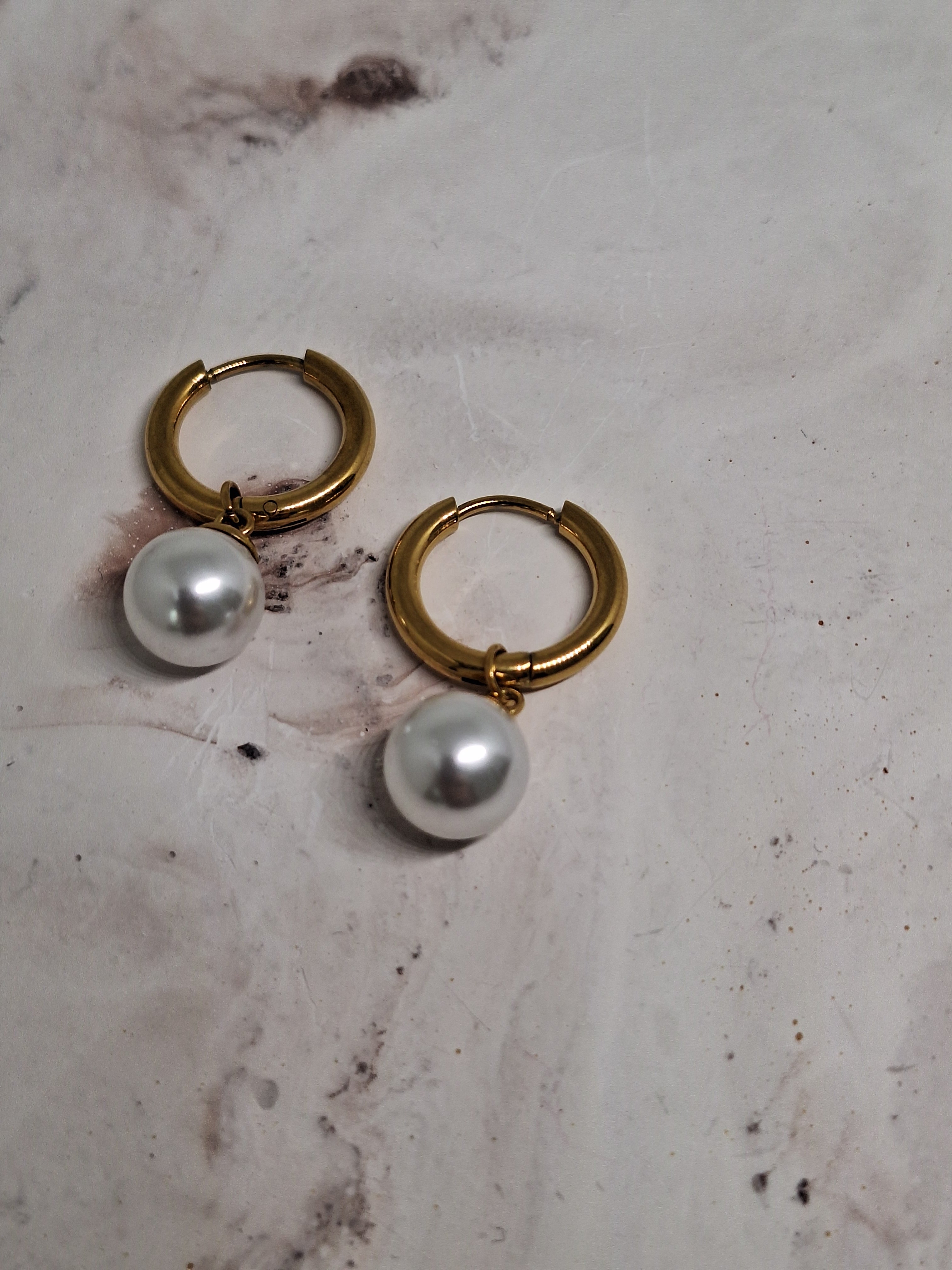 Pearl Hoops