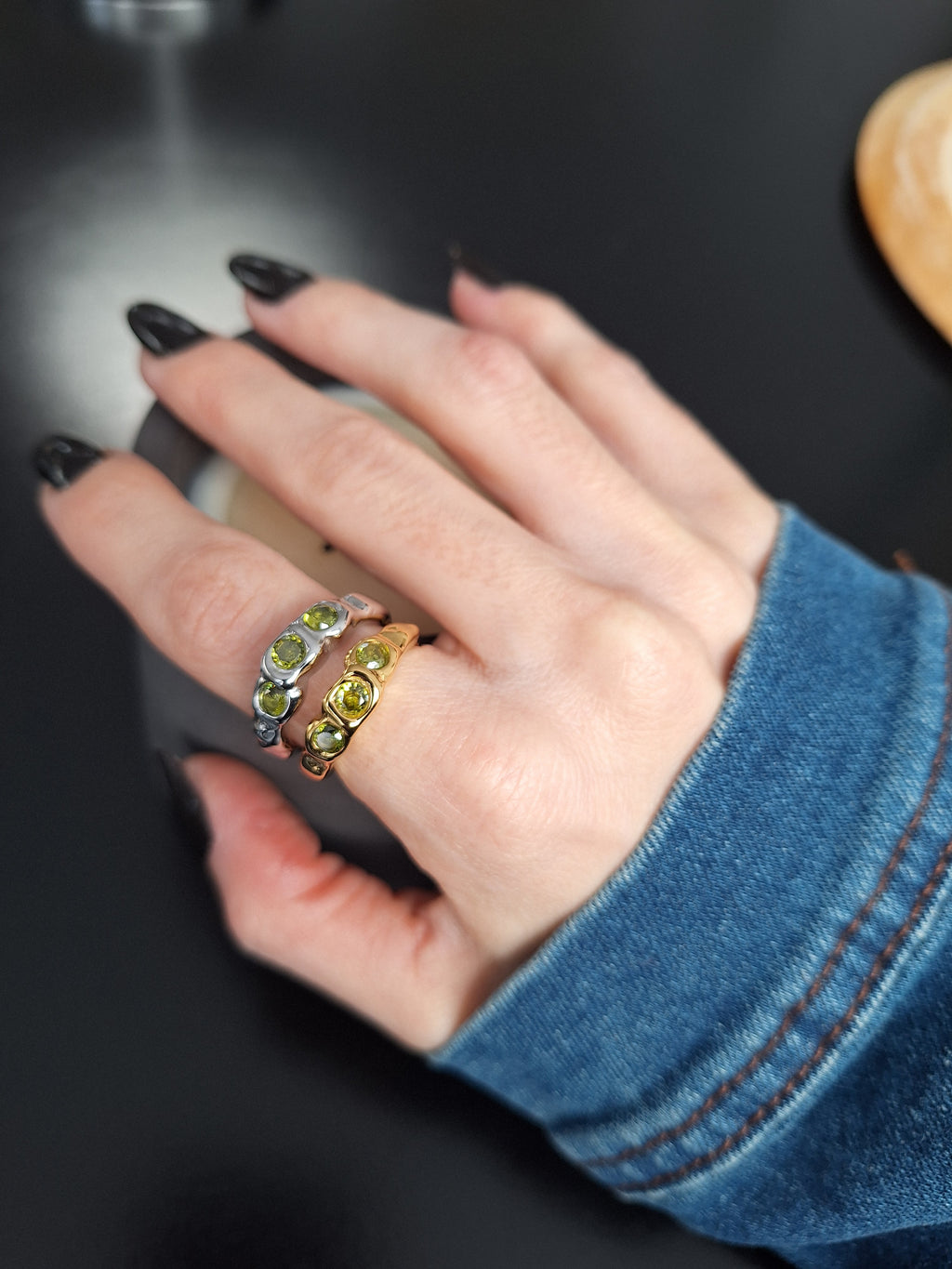 Multi Stone Band Ring