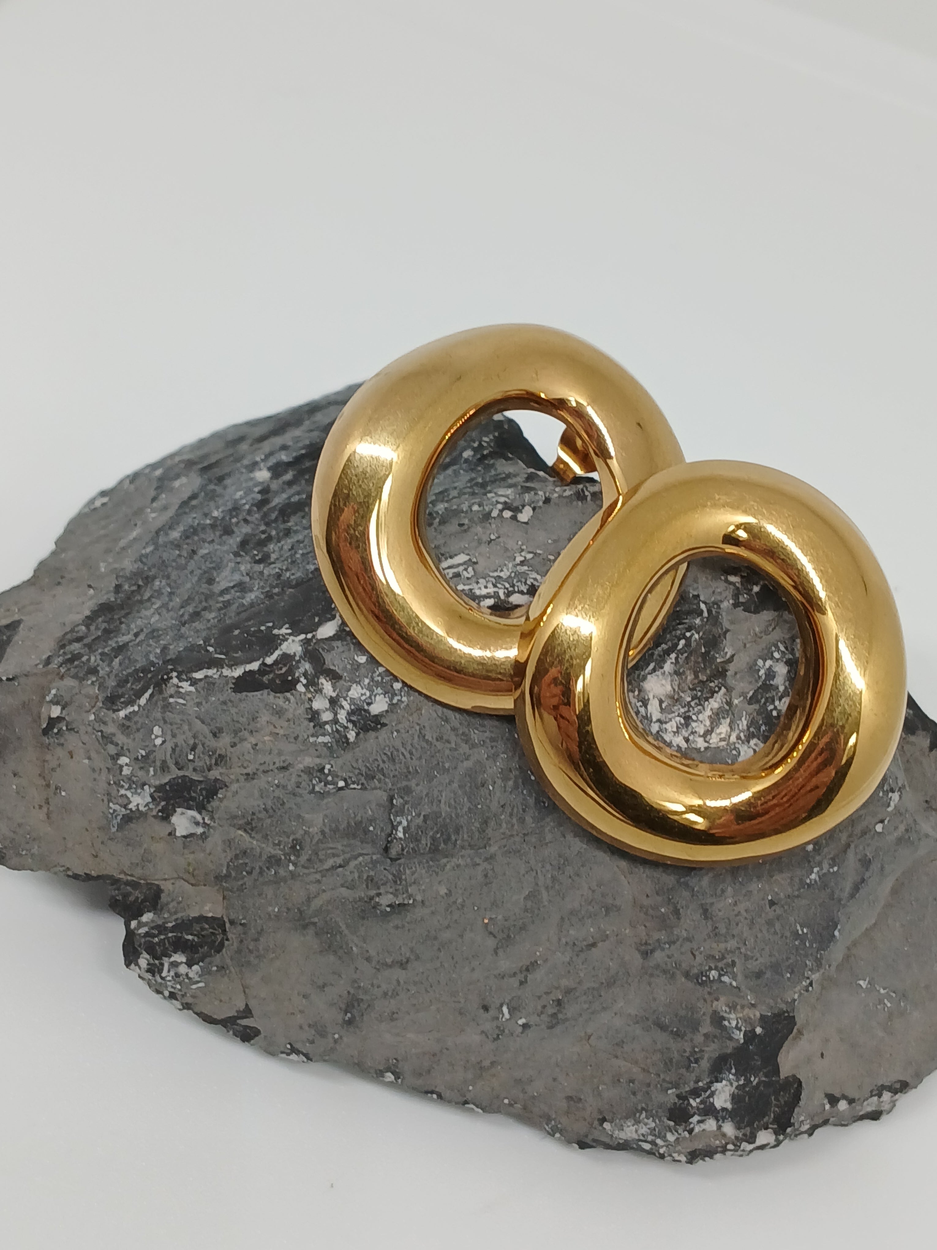 Gold Statement Studs