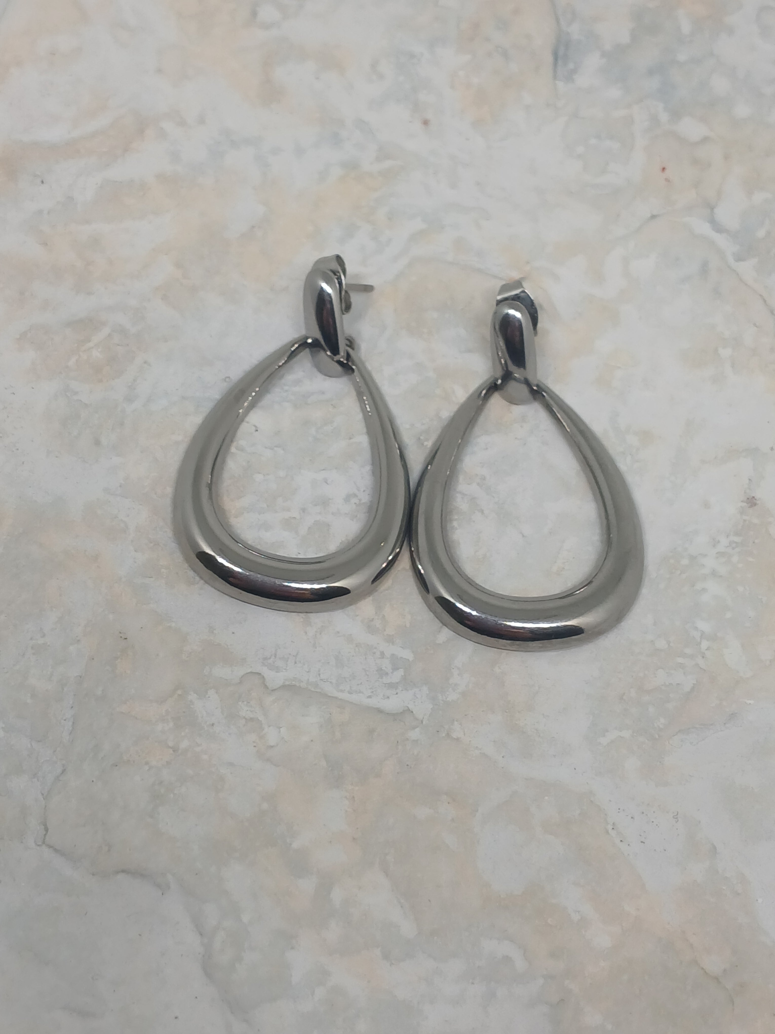 Teardrop Hoop Earrings