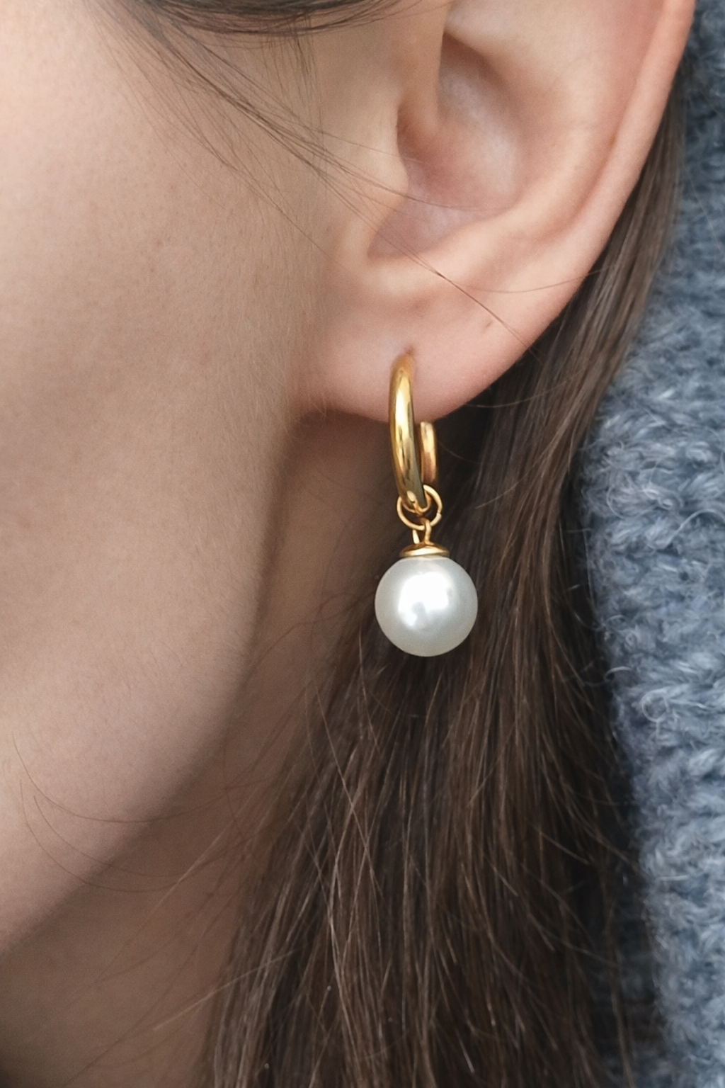 Pearl Hoops