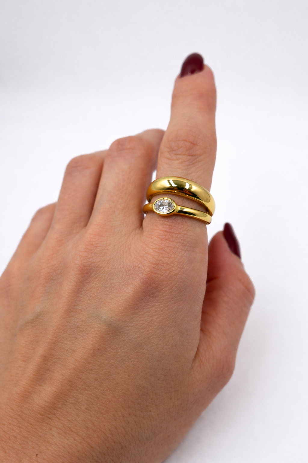 Éclat Double Band Ring