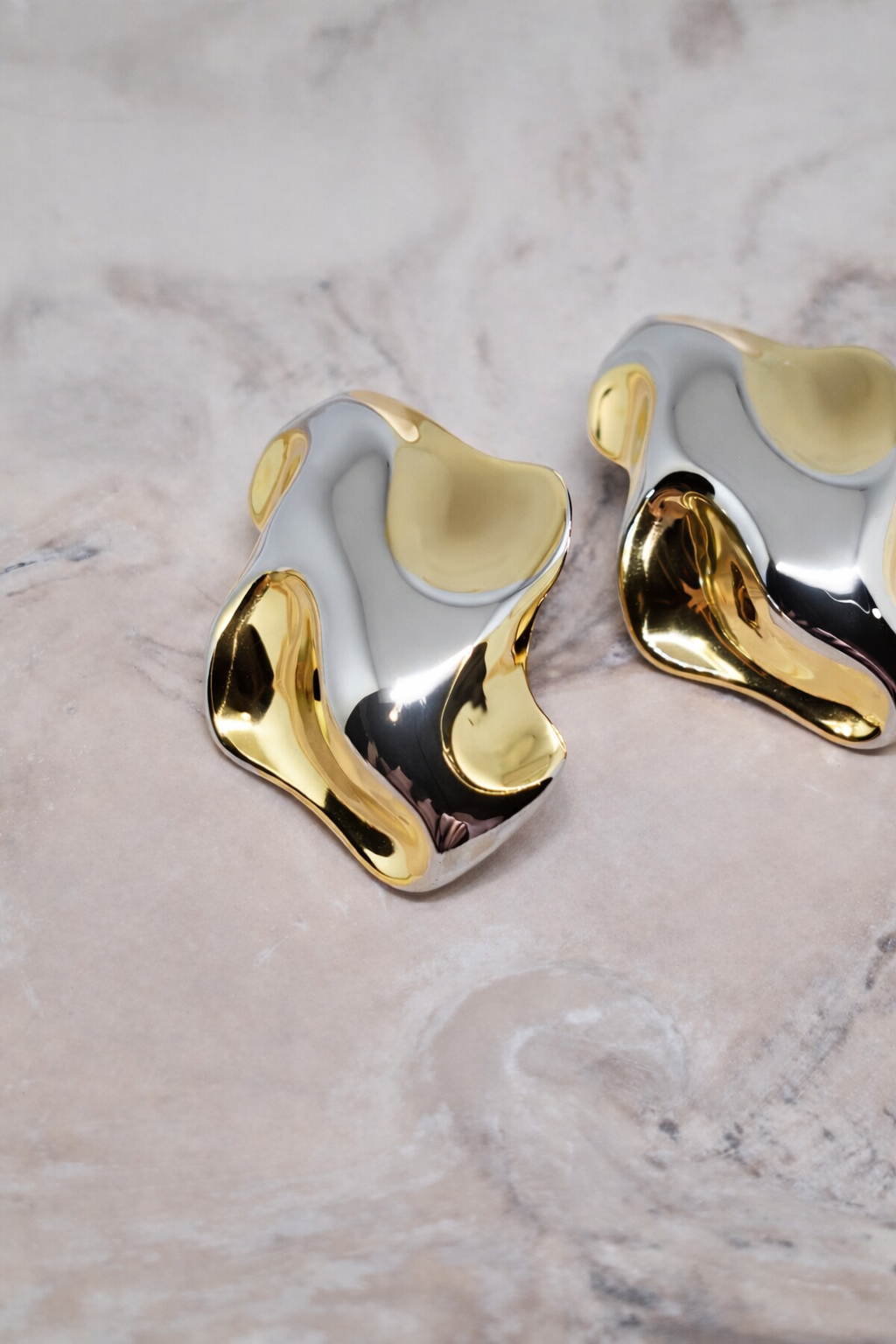 Melted Statement Earrings