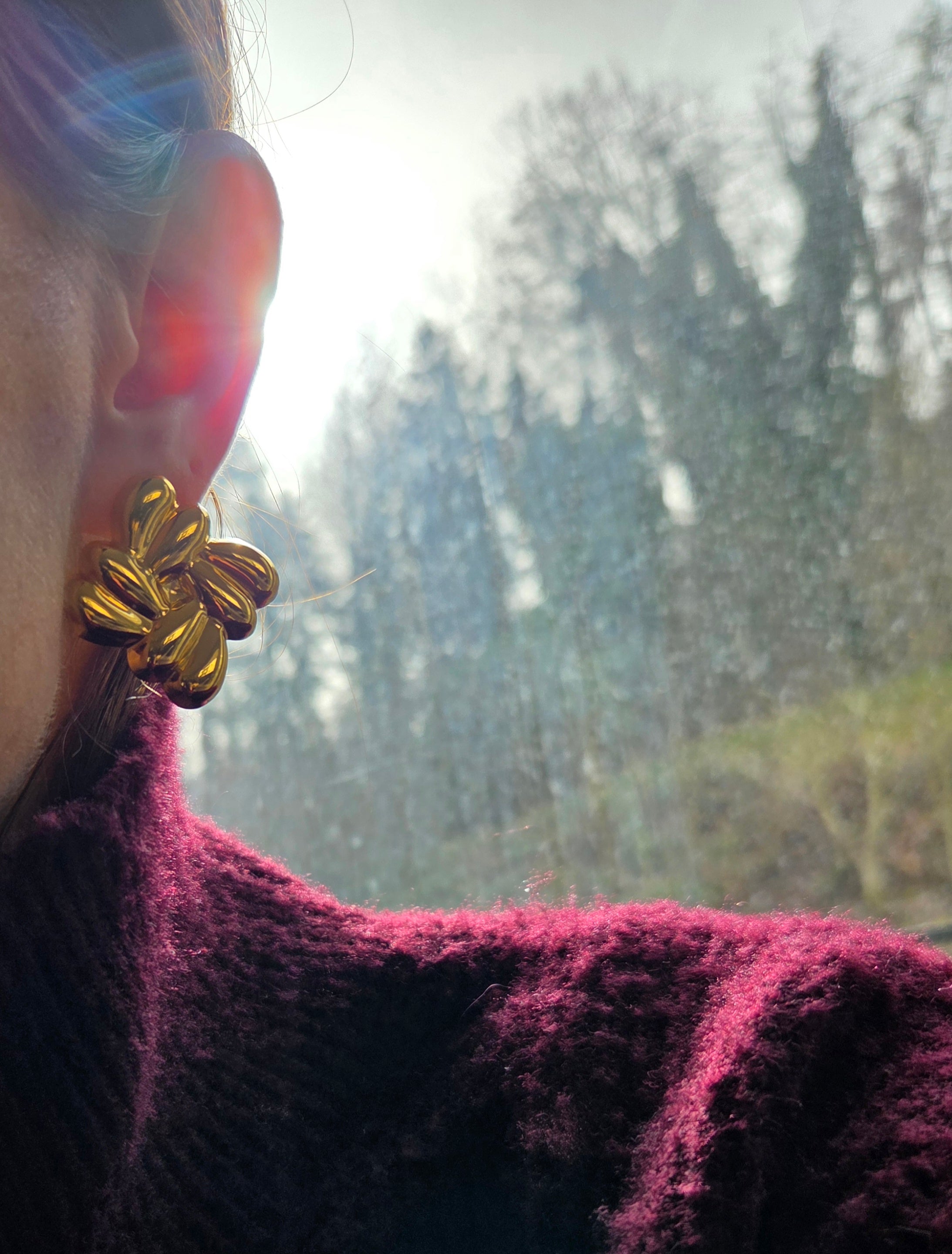 Braided Statement Earrings