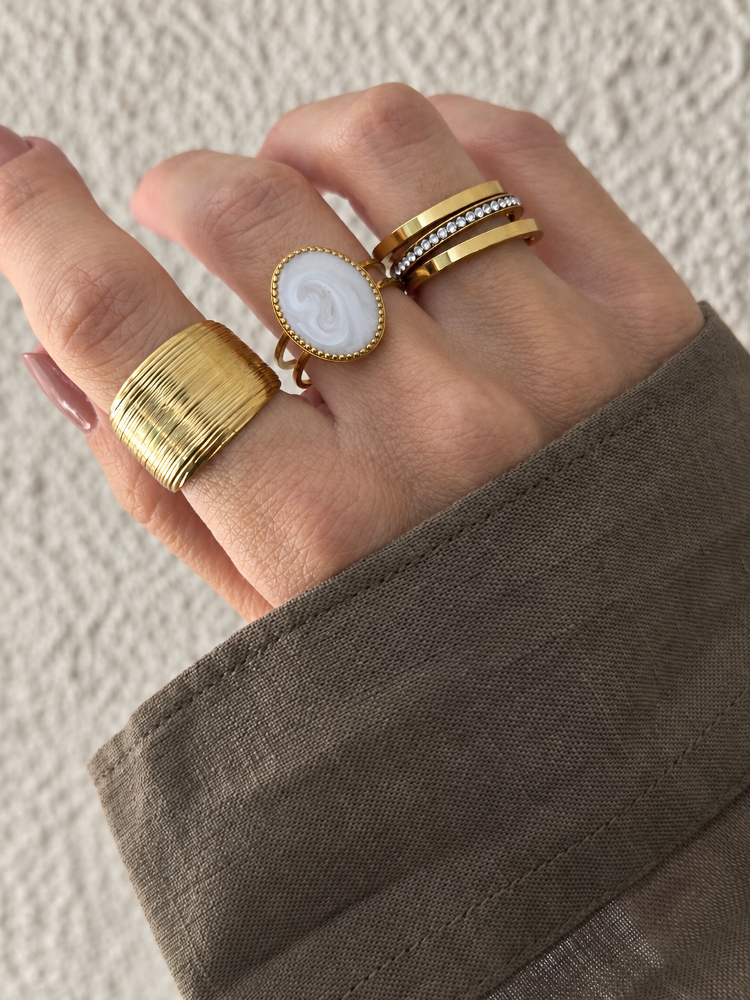 Nacre Pearl Ring