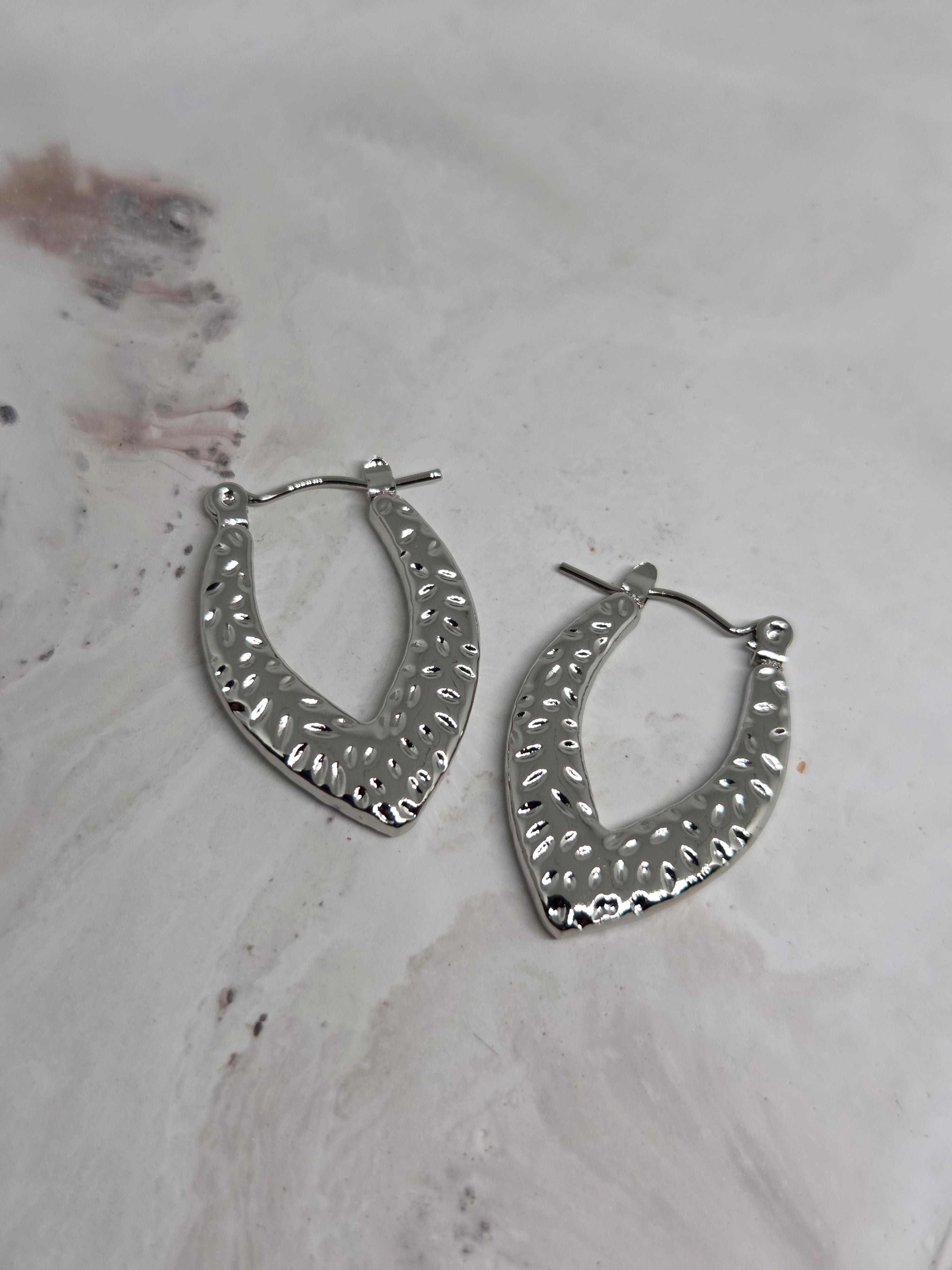 Textured Statement Hoops