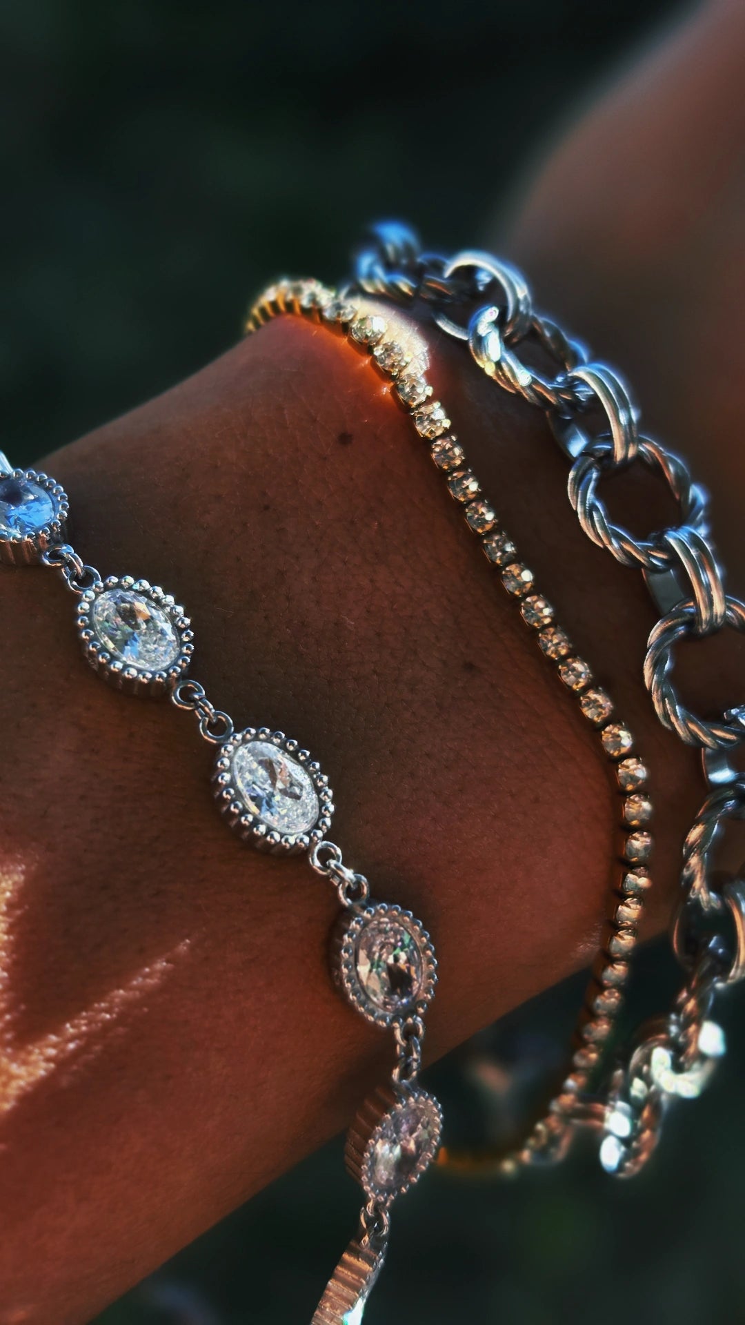 Twist Link Bracelet – Silver