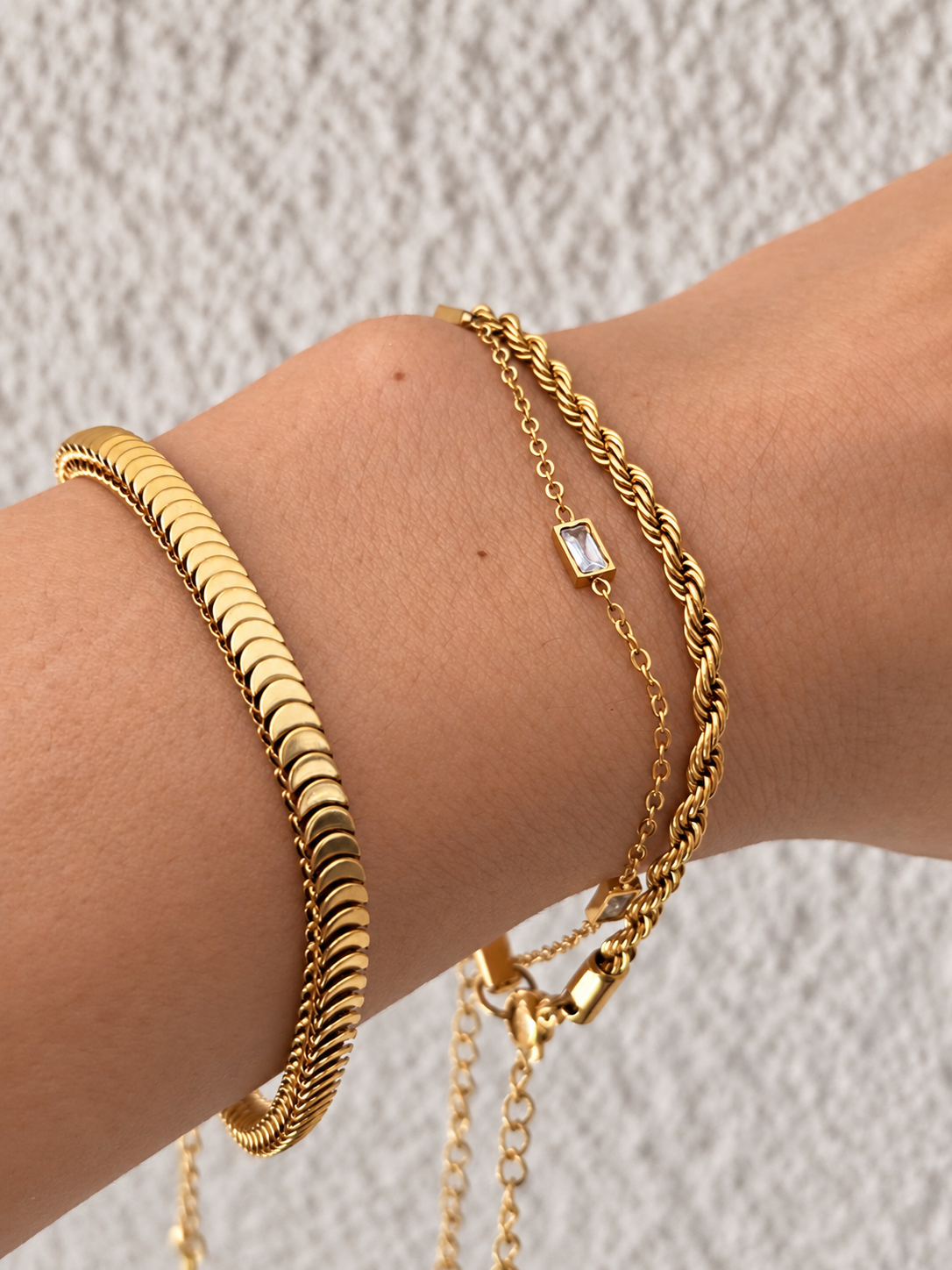 Rectangle Crystal Bracelet
