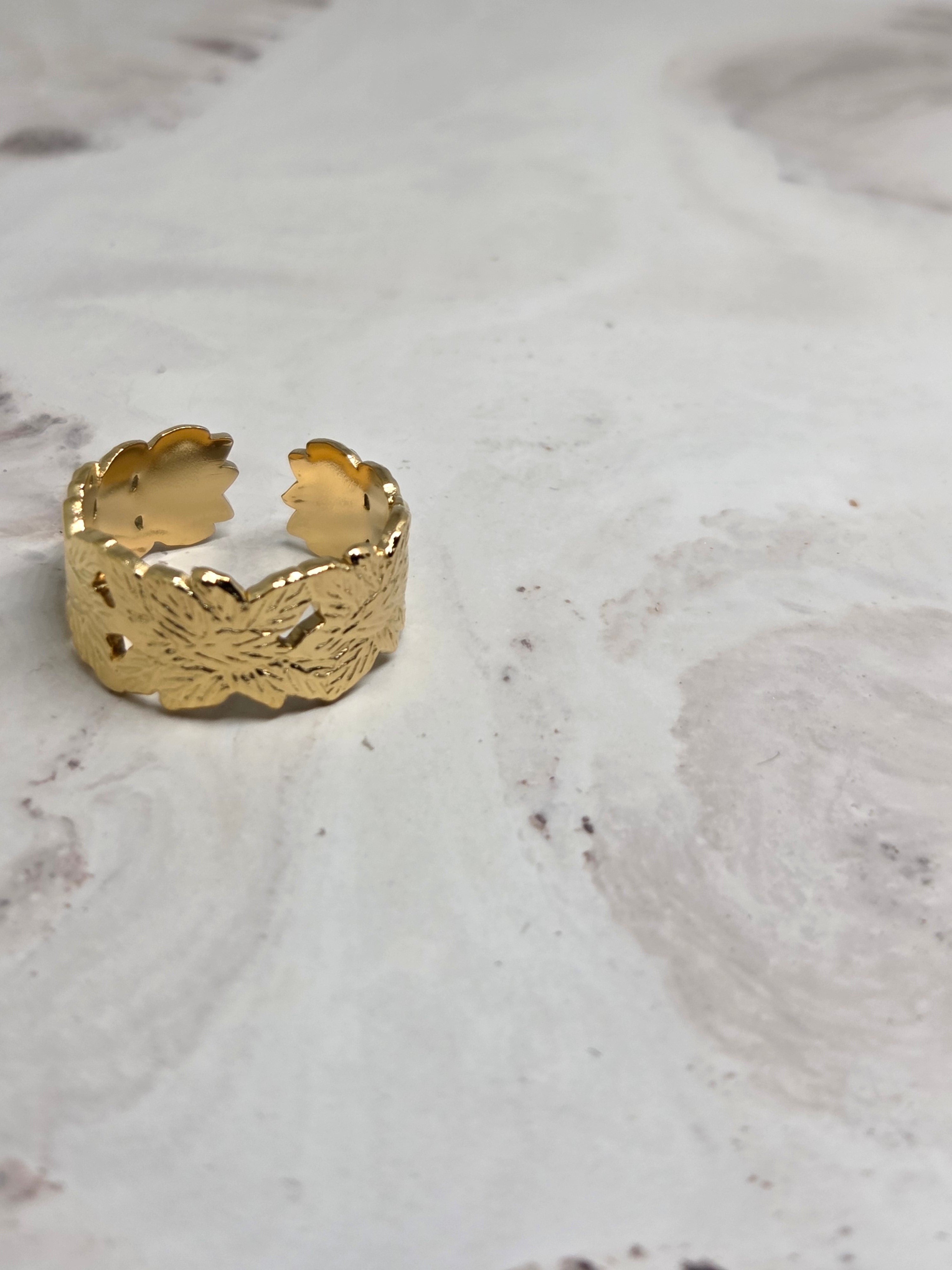 Textured Open Ring