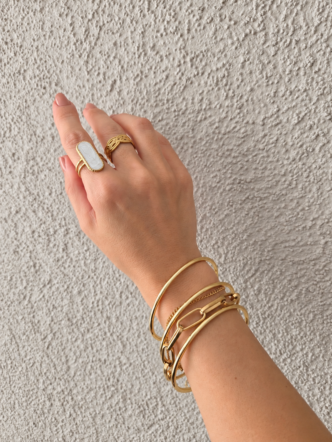Golden Essentials Bracelet Set