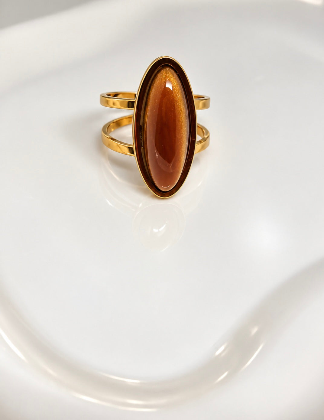 Amber Glow Ring