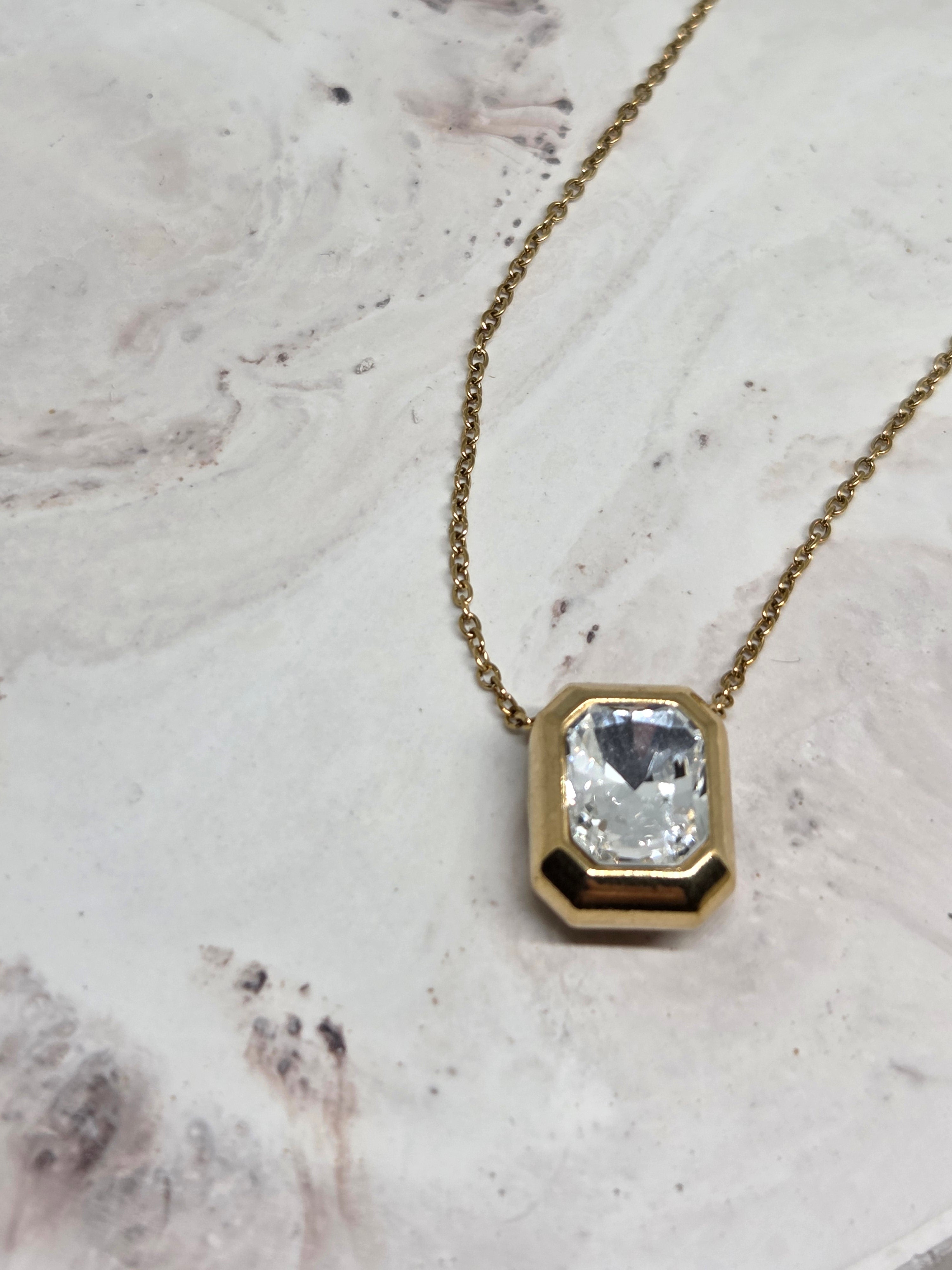 Crystal Pendant Necklace