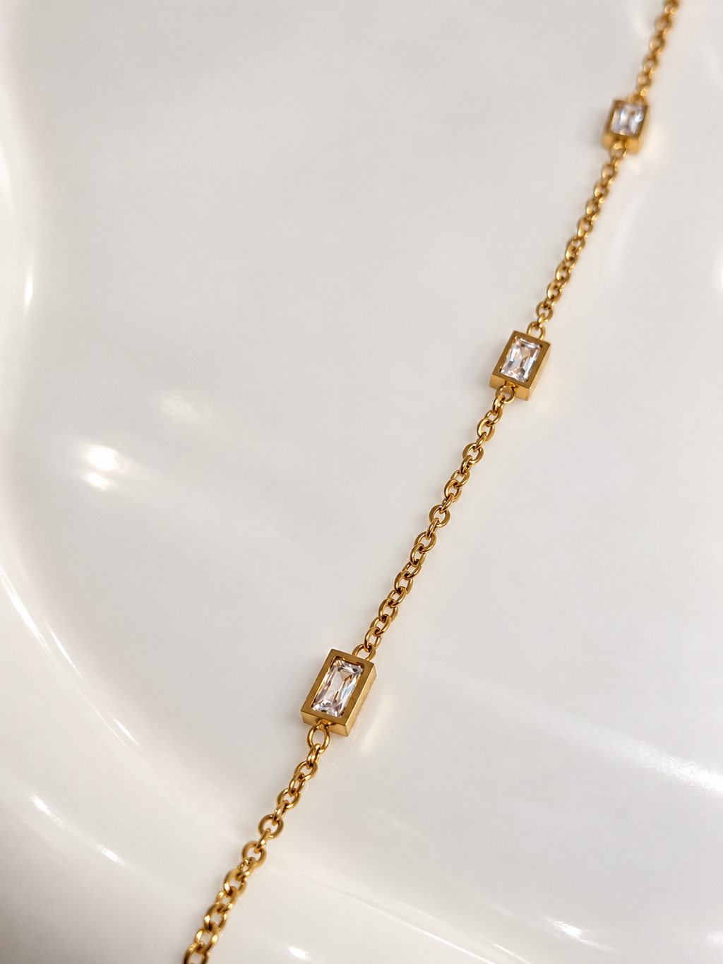Rectangle Crystal Bracelet