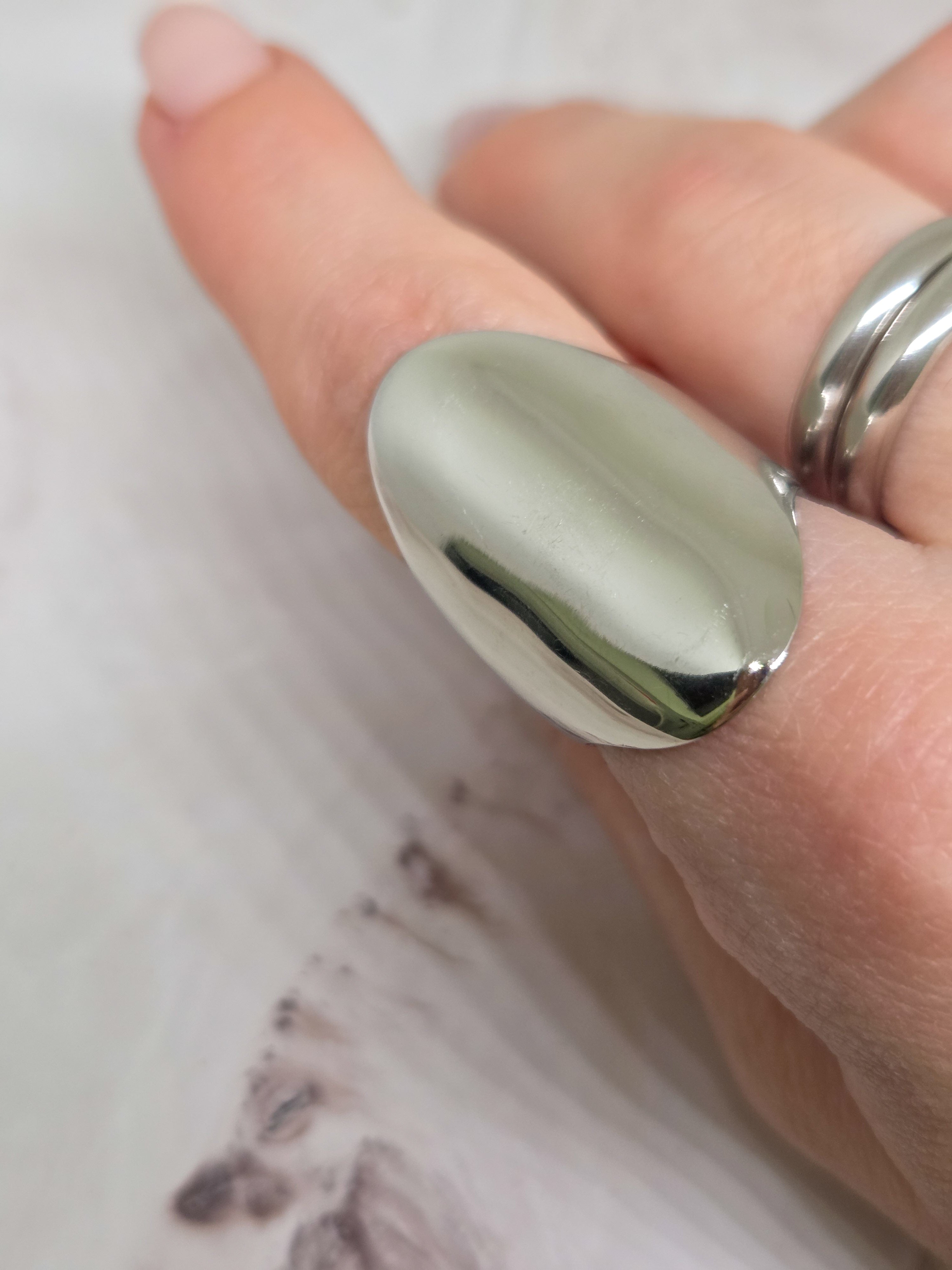 Oversized Pebble Ring